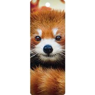 Obrázek z Záložka 3D 15,5x5,7cm - panda červená (25) 